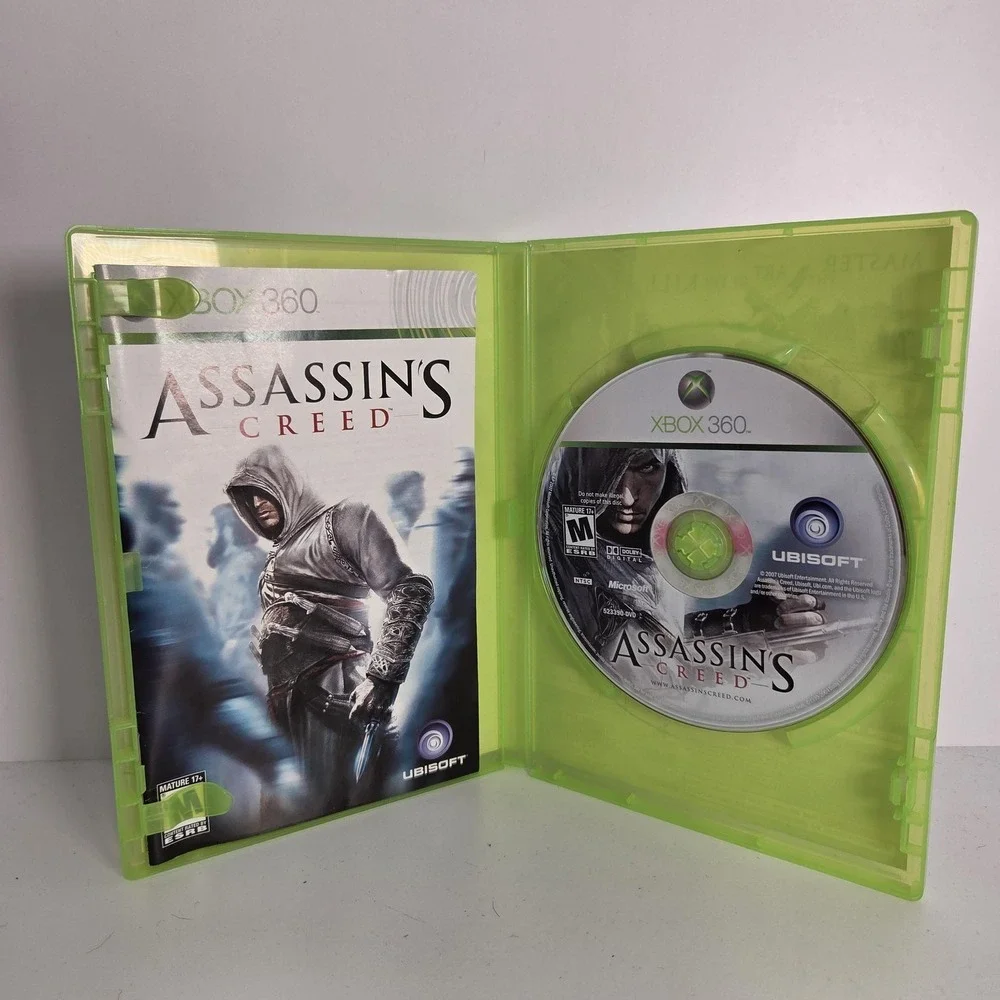 Assassin's Creed Microsoft Xbox 360 Video Game CIB M Ubisoft NTSC 2007 Action